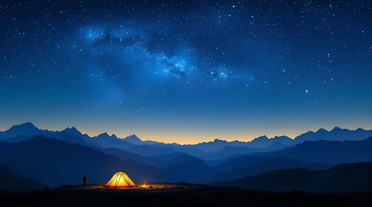 星空之下,与银河共眠