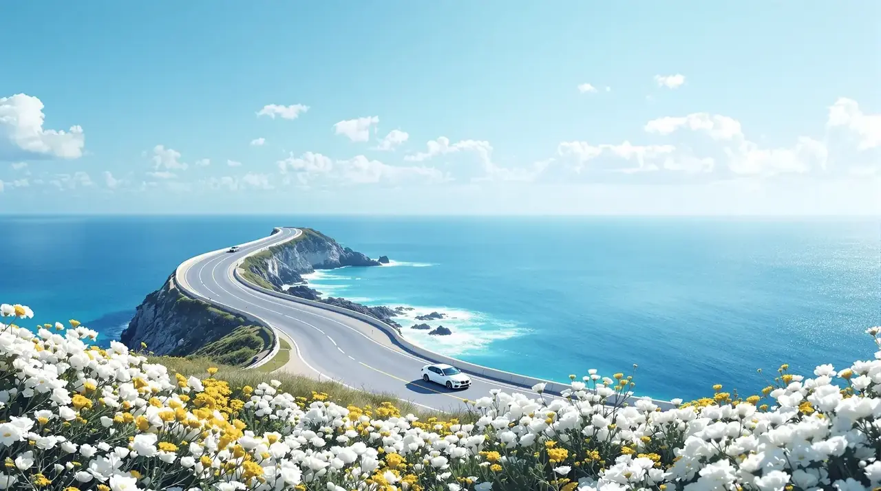 沿着海岸,把夏天走完