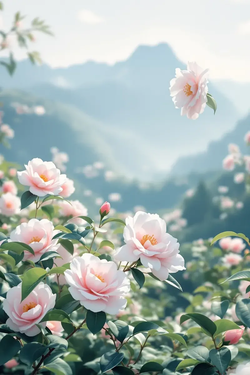山茶花开